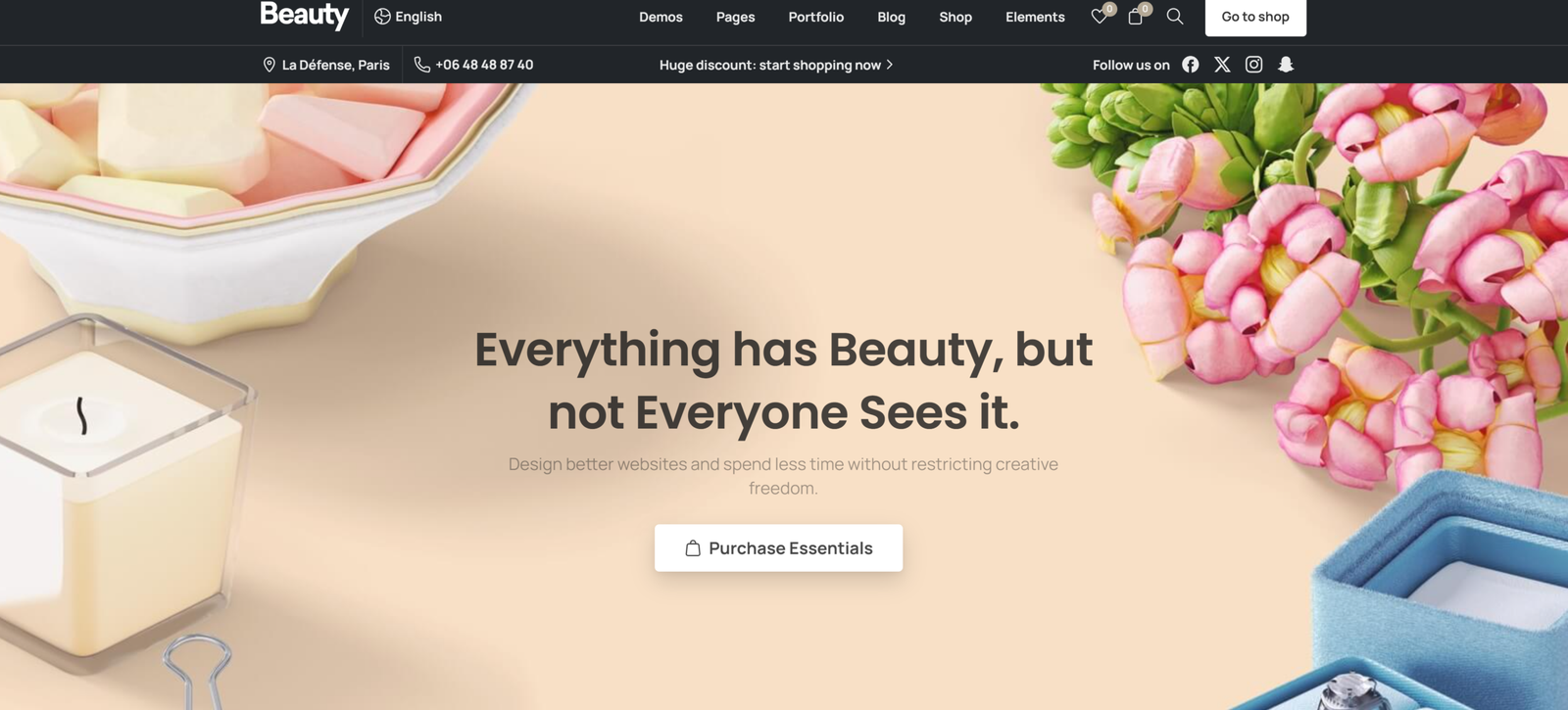 Beauty / Lifestyle business Websites
