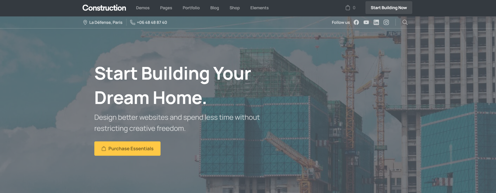 Construction / Industrial business Websites