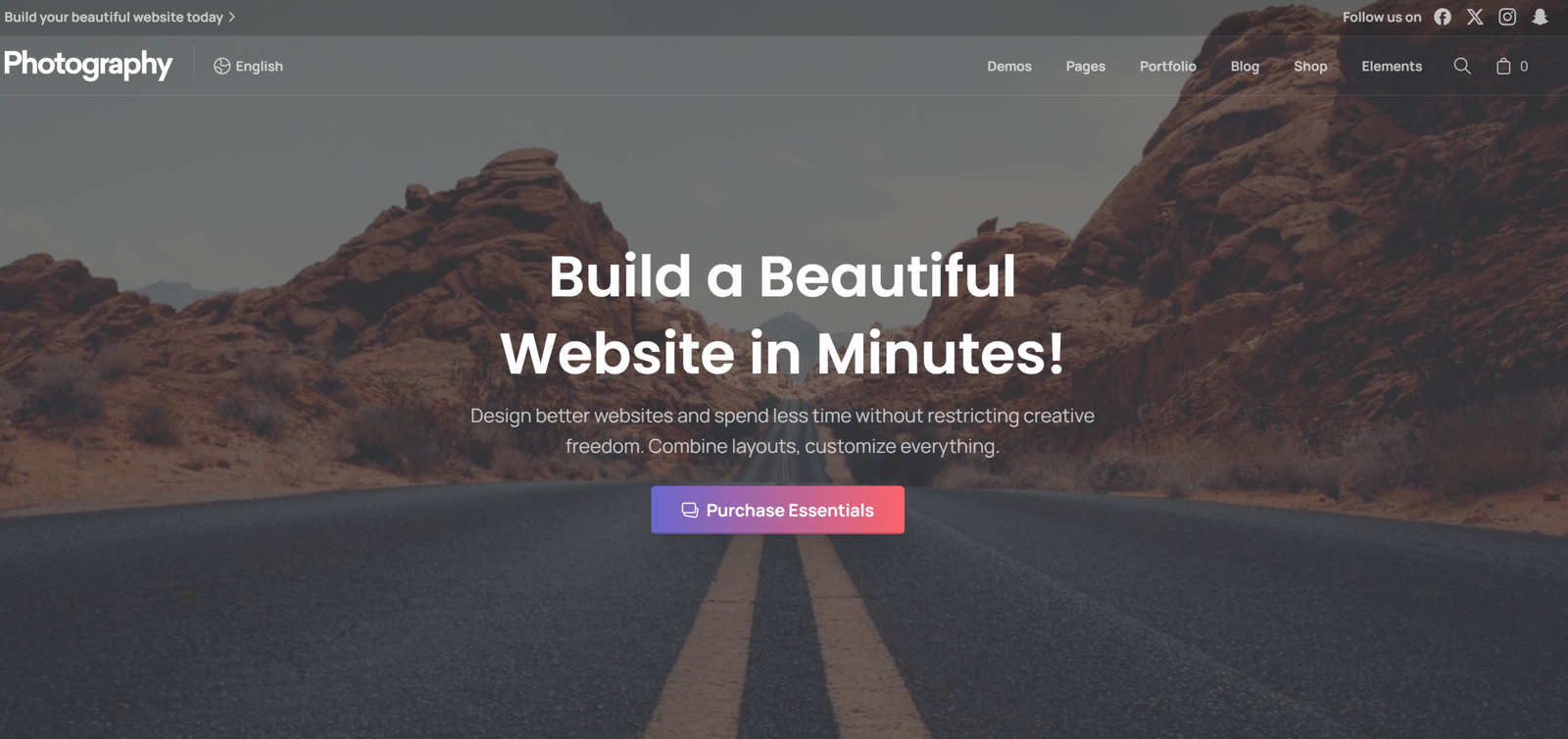 Photography / Media Business Websites